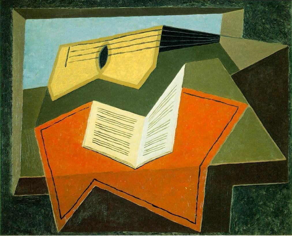 Juan Gris Guitar and Music Pape